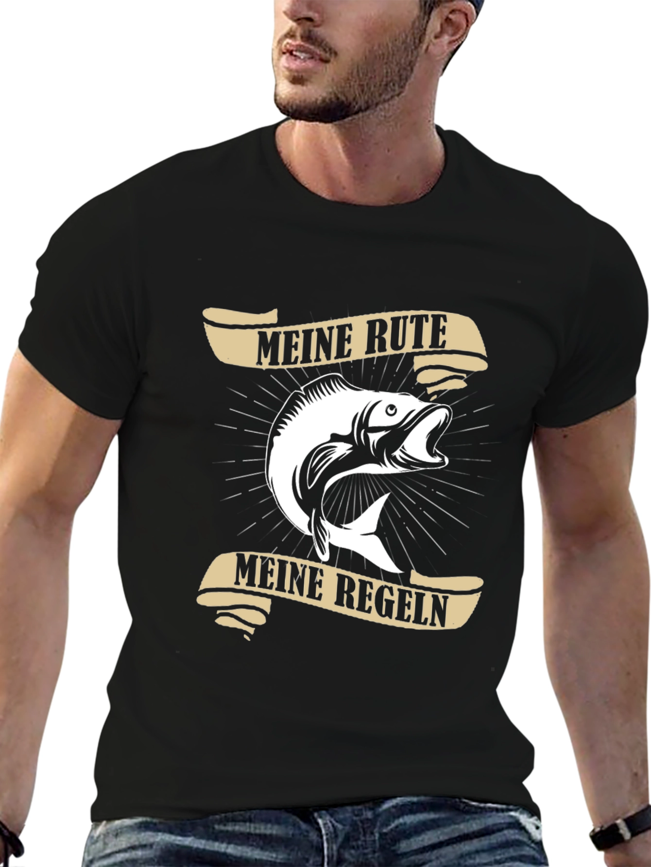 Meine Rute Meine Regeln Fishing T-Shirt