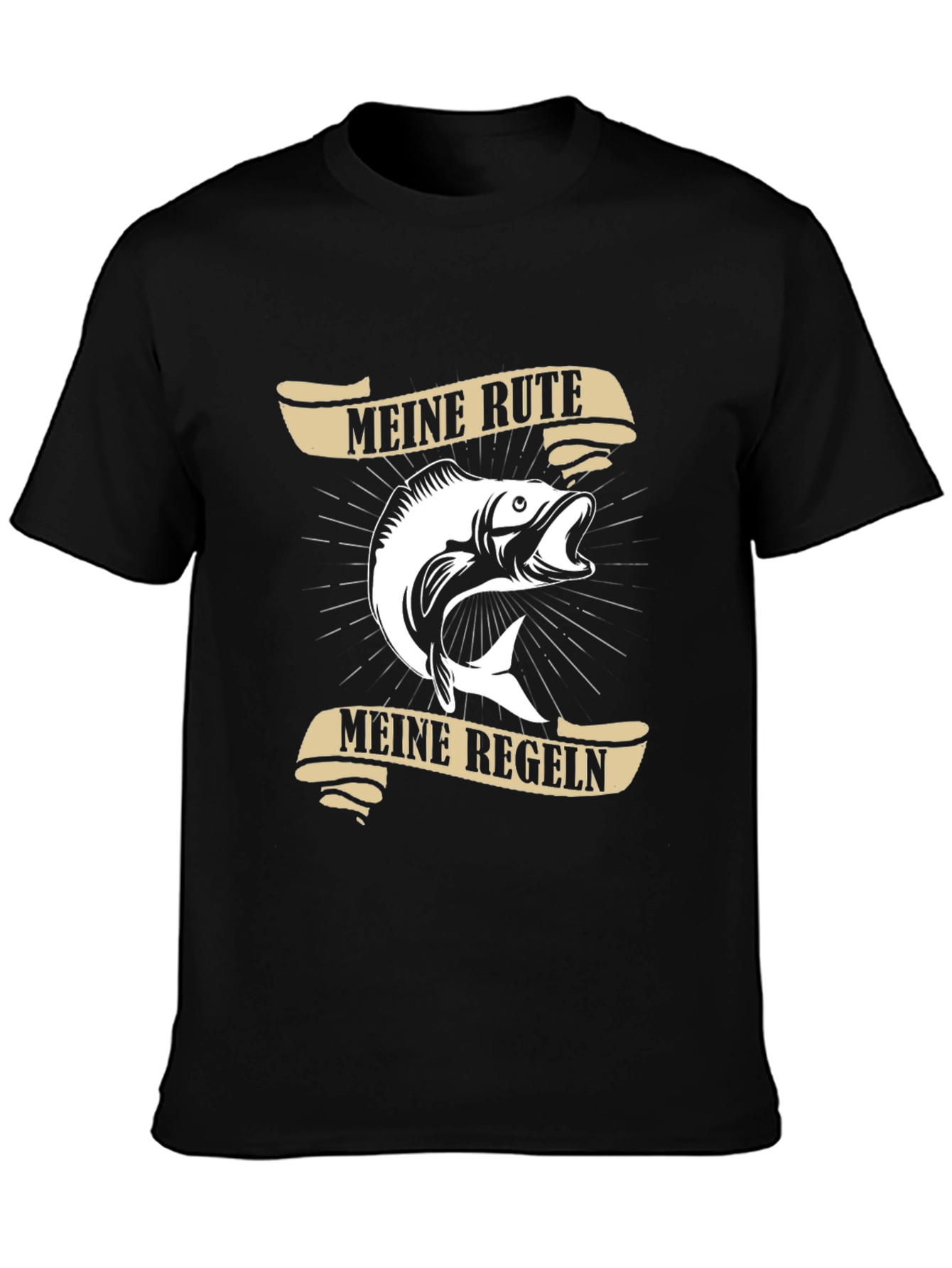 Meine Rute Meine Regeln Fishing T-Shirt