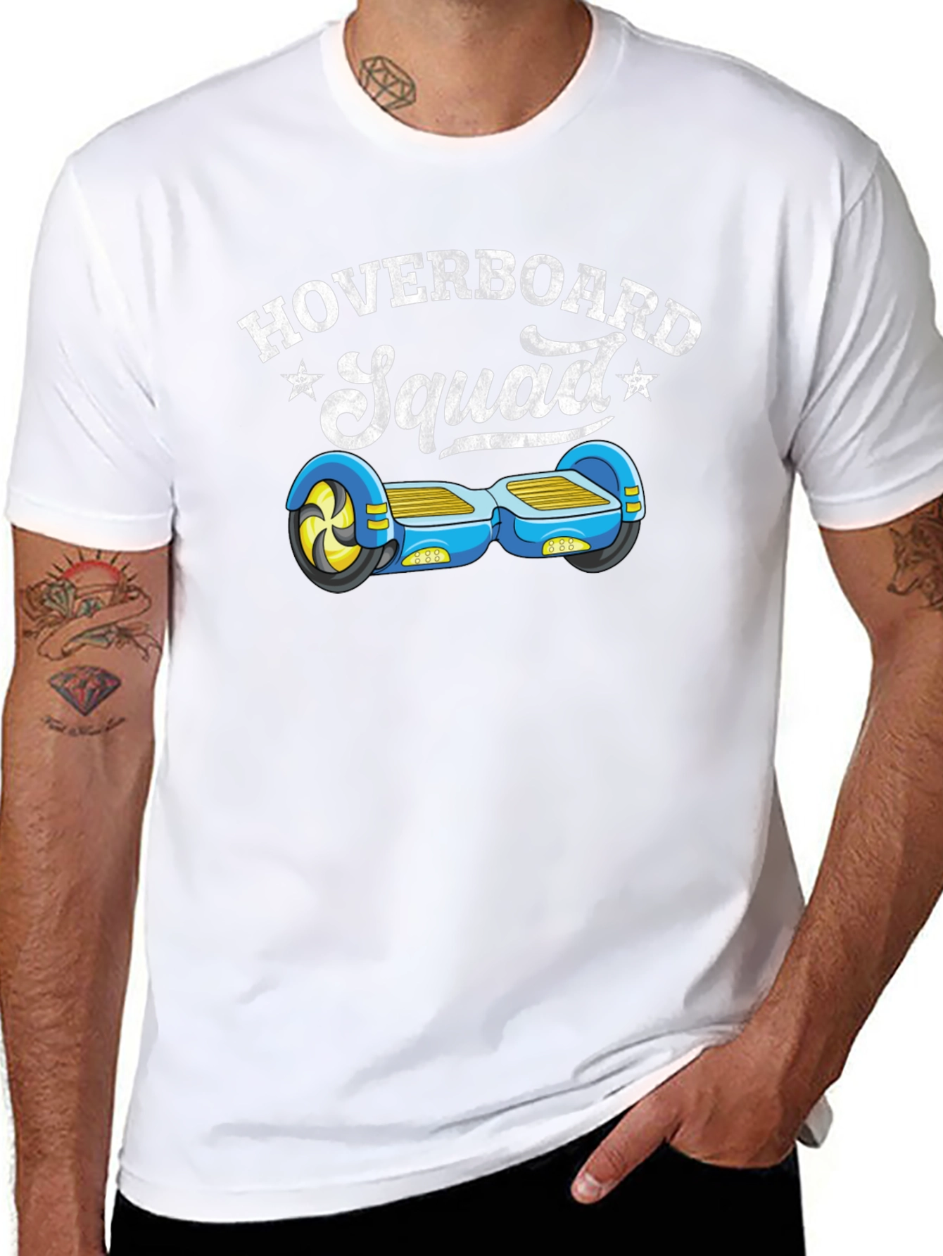Hoverboard Squad Graphic Tee - Cool & Fun!