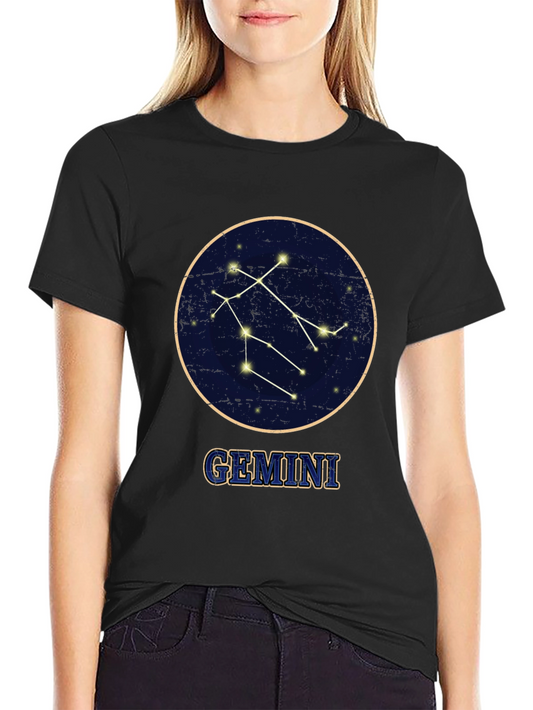 Gemini Zodiac Constellation T-Shirt
