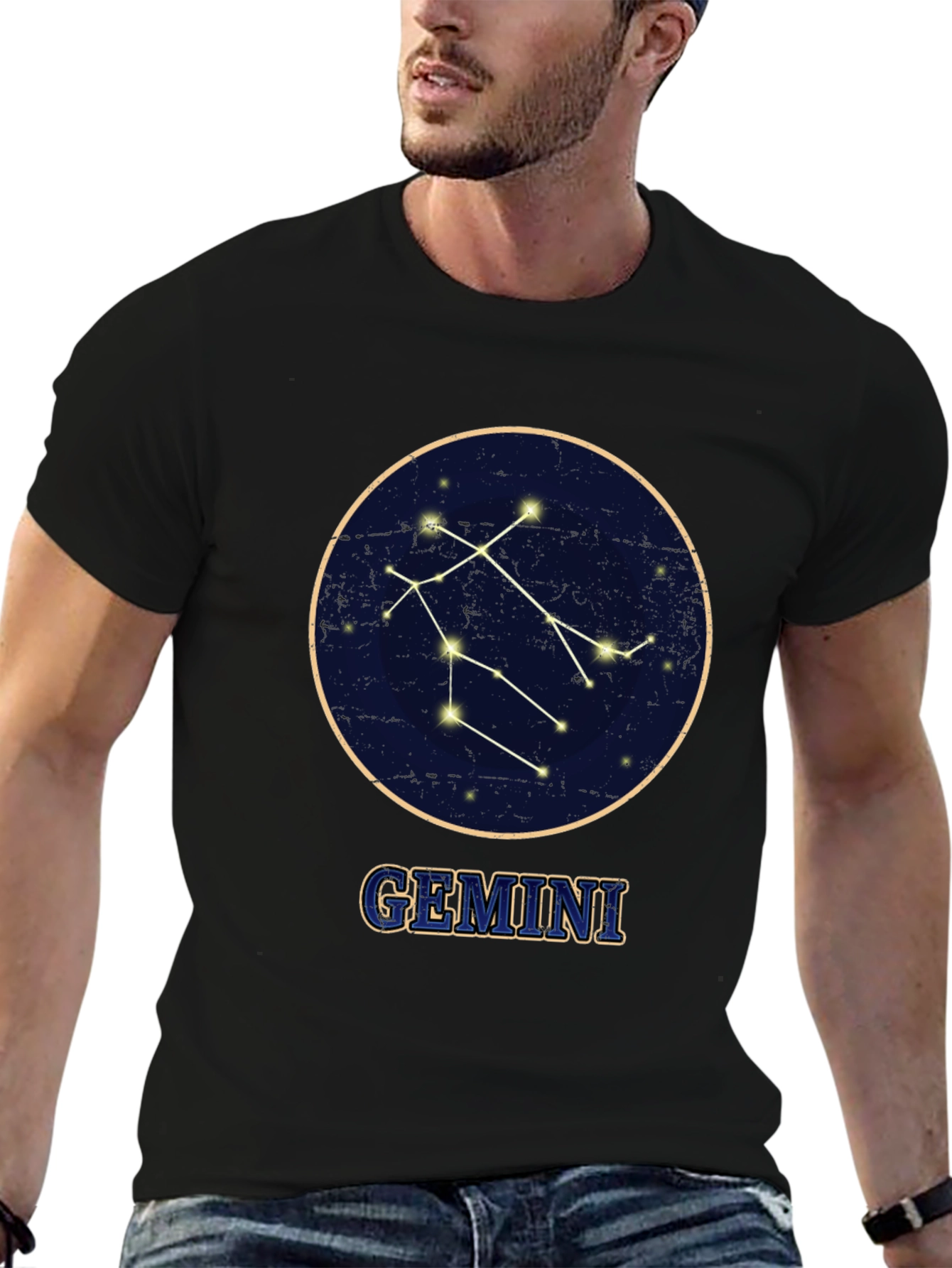 Gemini Zodiac Constellation T-Shirt