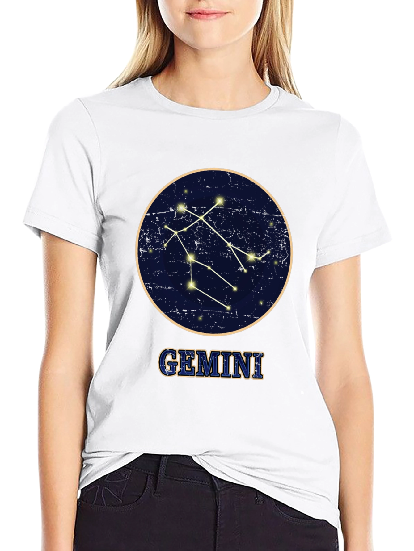 Gemini Zodiac Constellation T-Shirt