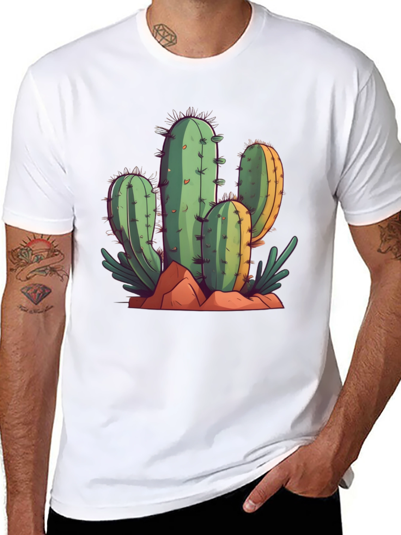 Cactus Graphic Tee - Desert Style T-Shirt