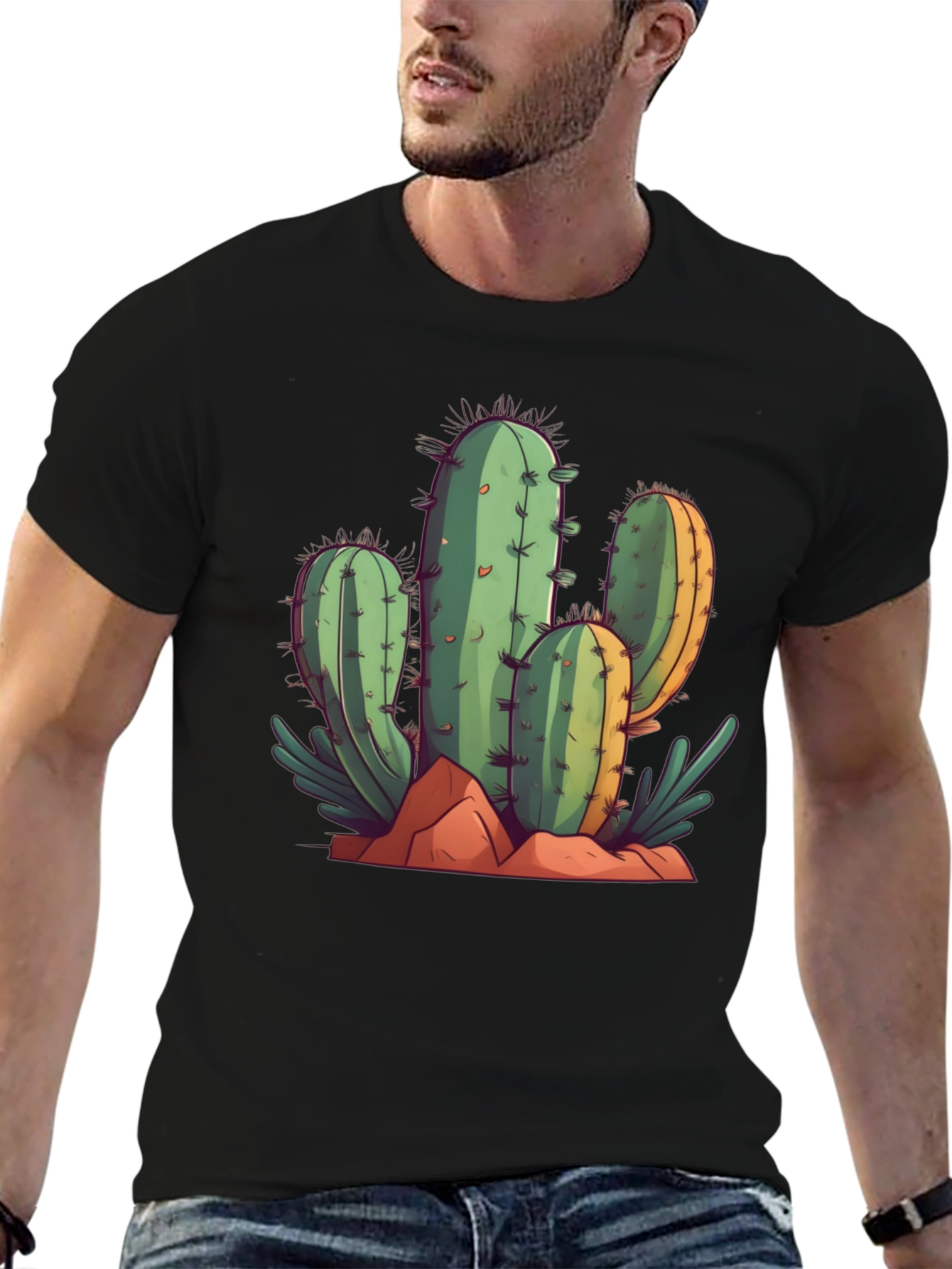Cactus Graphic Tee - Desert Style T-Shirt