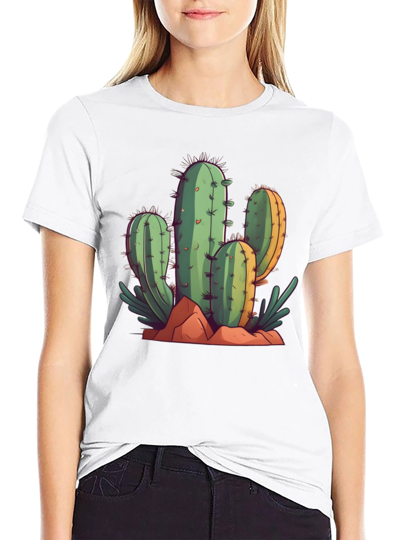 Cactus Graphic Tee - Desert Style T-Shirt