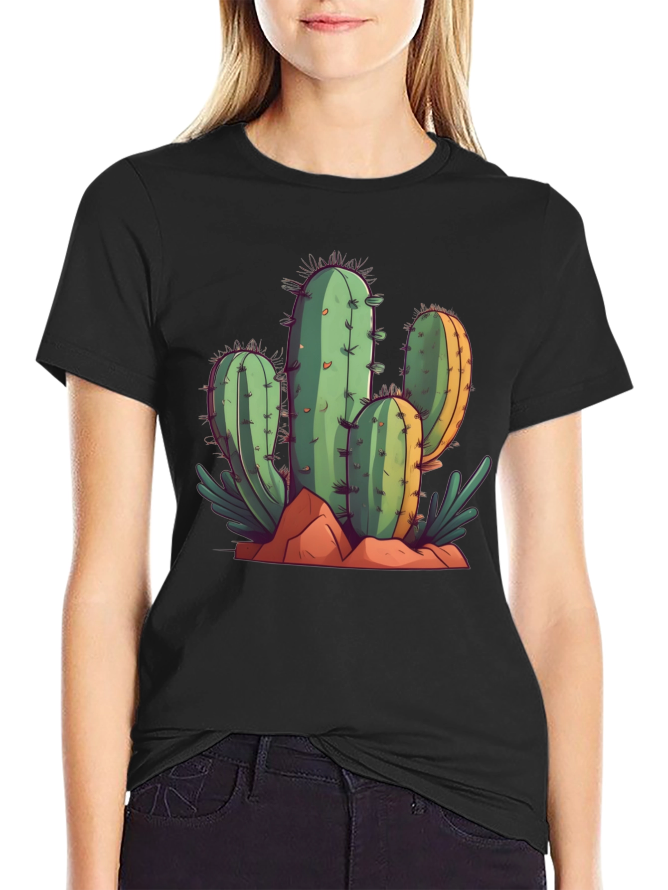Cactus Graphic Tee - Desert Style T-Shirt