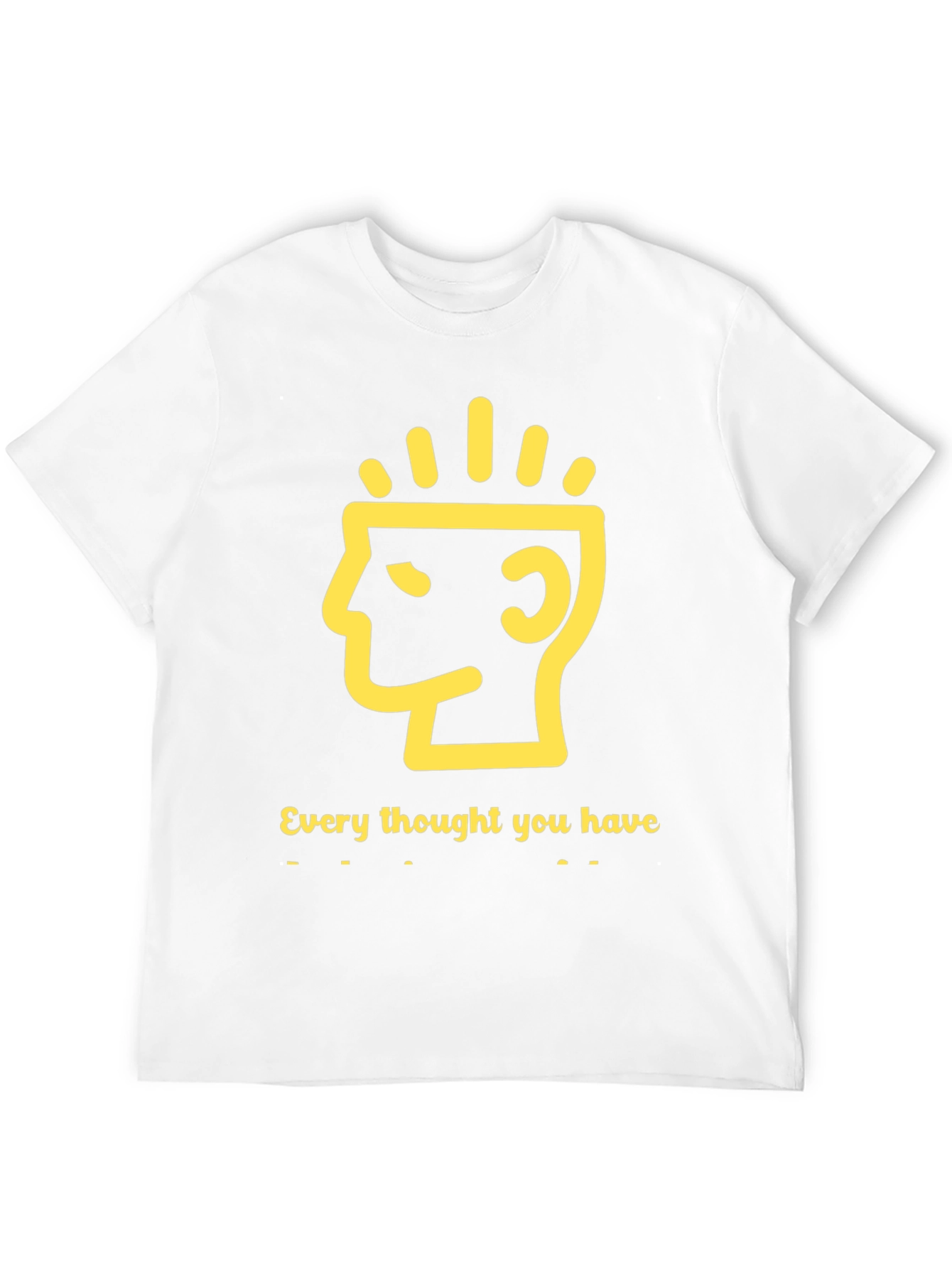 Mindful Thoughts Graphic Tee - Black