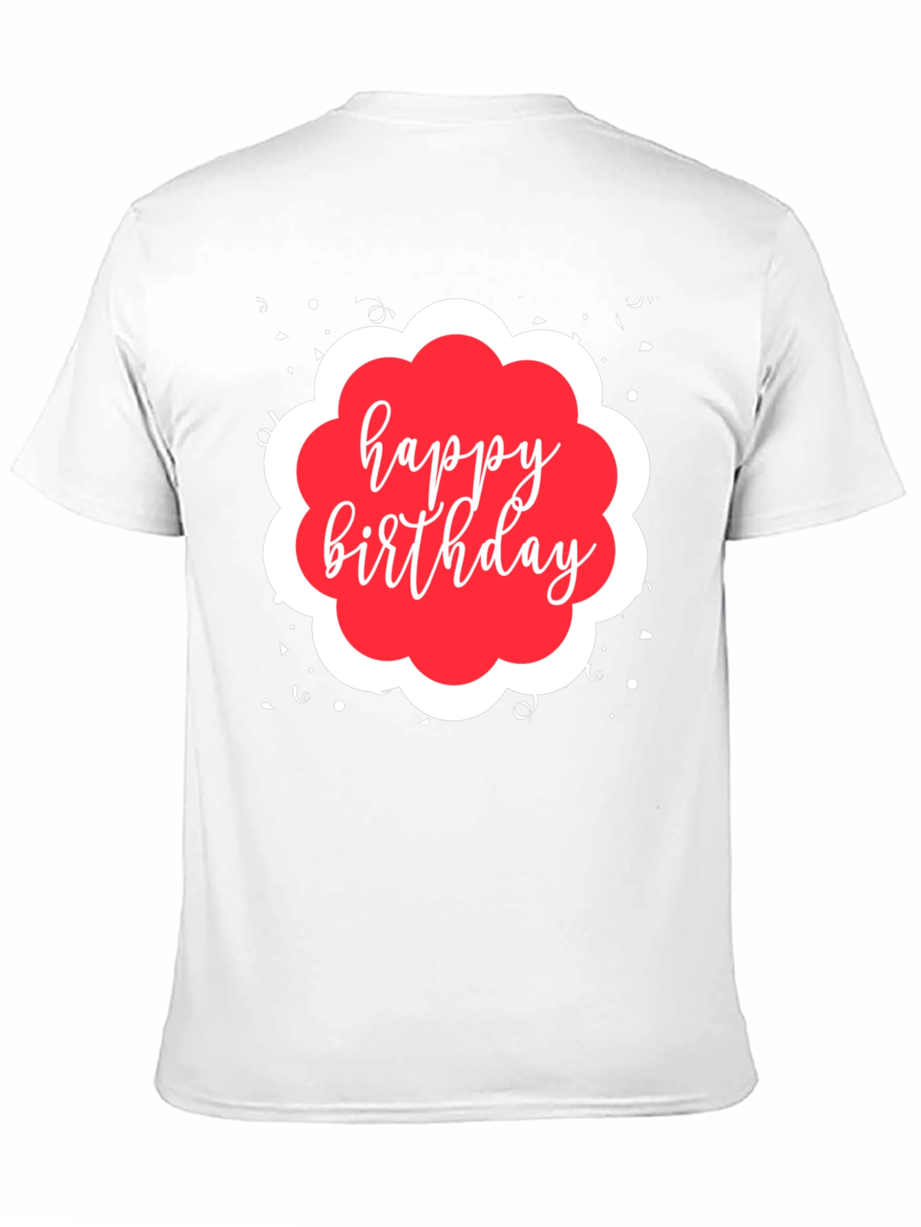 Happy Birthday Black Graphic T-Shirt