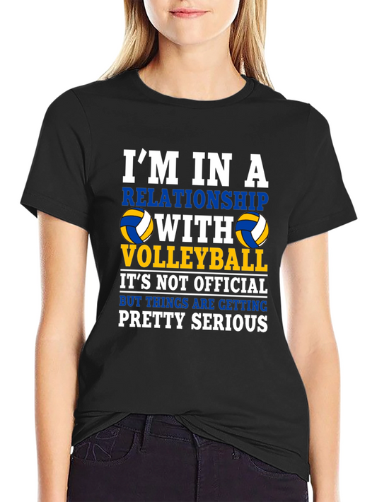 Volleyball Relationship T-Shirt: Funny Sports Tee for Volleyball Lovers
