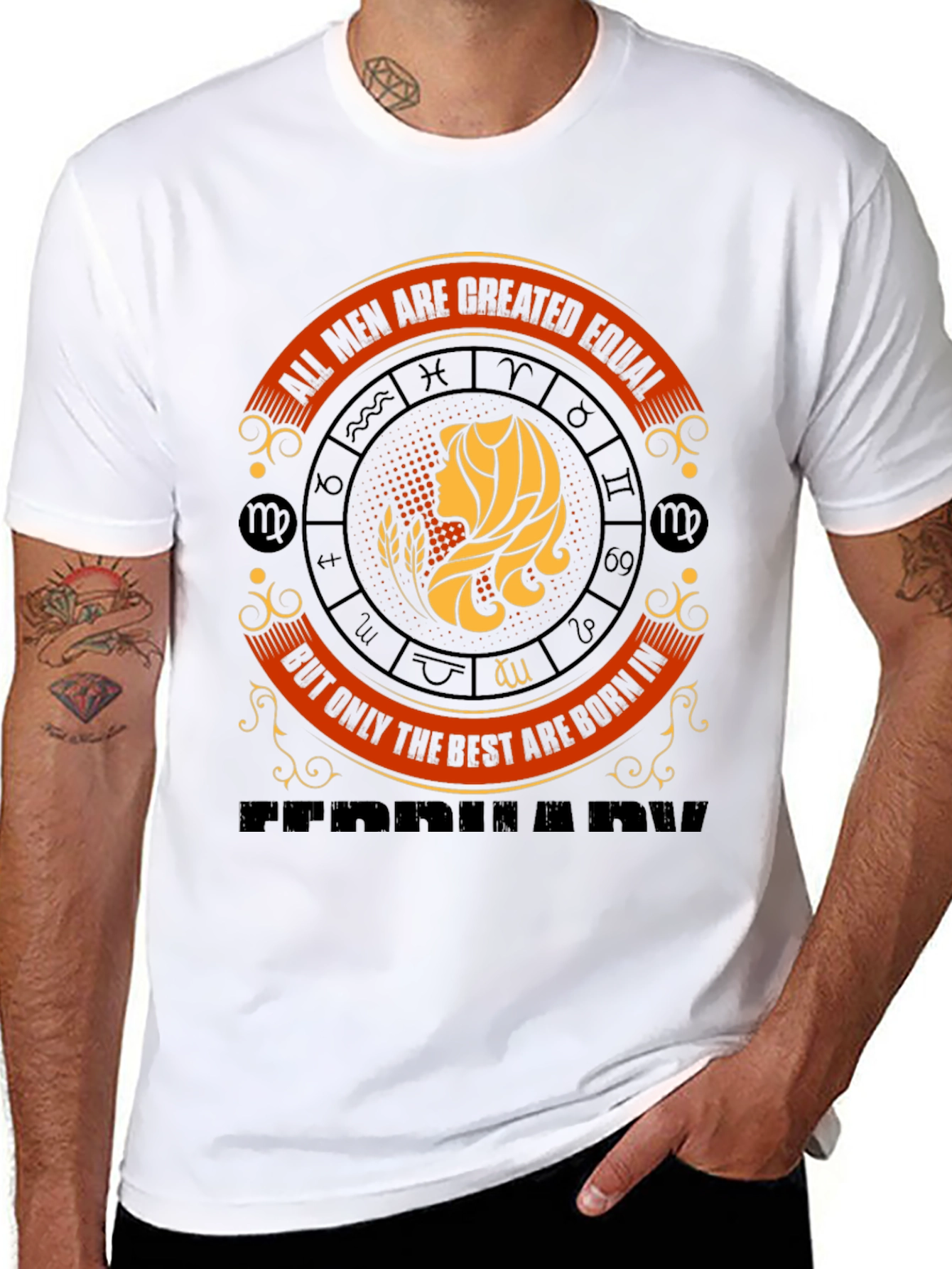 Virgo Zodiac T-Shirt: All Men are Created Equal