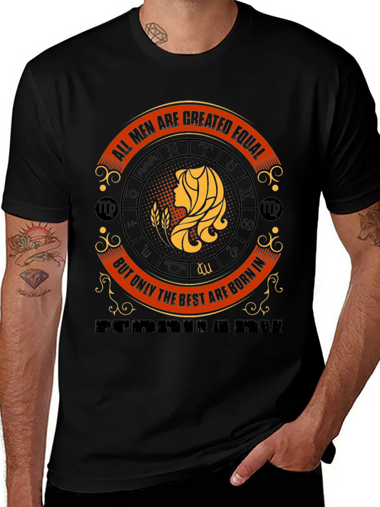 Virgo Zodiac T-Shirt: All Men are Created Equal