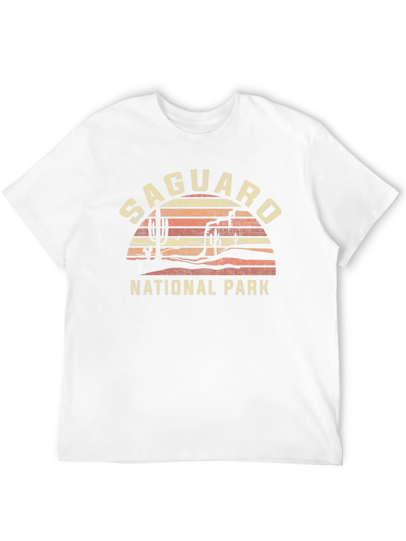 Saguaro National Park Graphic Tee - Retro Desert Style
