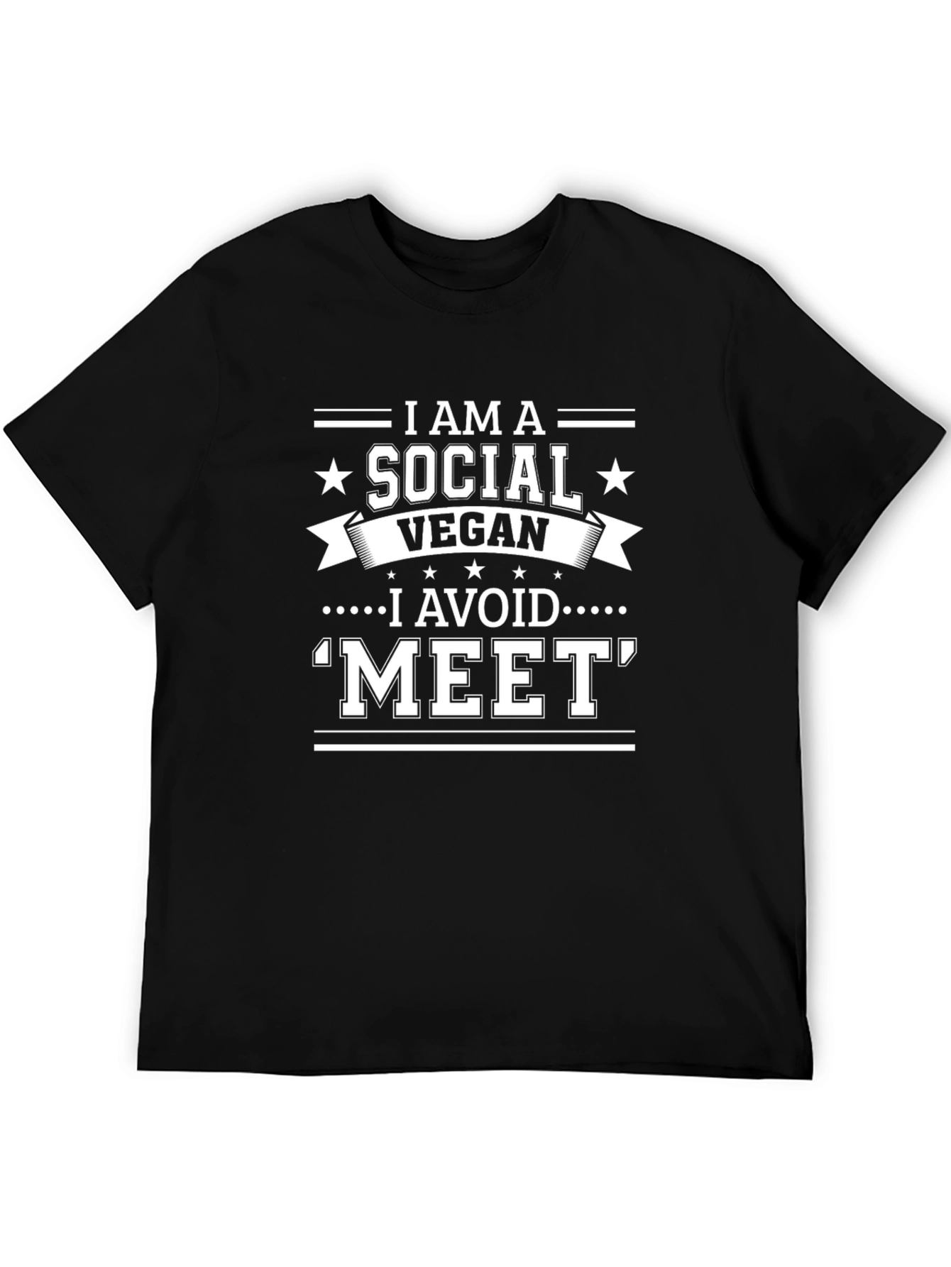 Social Vegan Funny T-Shirt