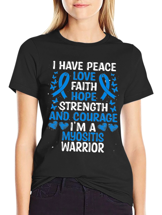 Myositis Warrior T-Shirt - Awareness Ribbon Tee