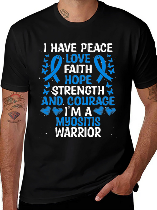 Myositis Warrior T-Shirt - Awareness Ribbon Tee