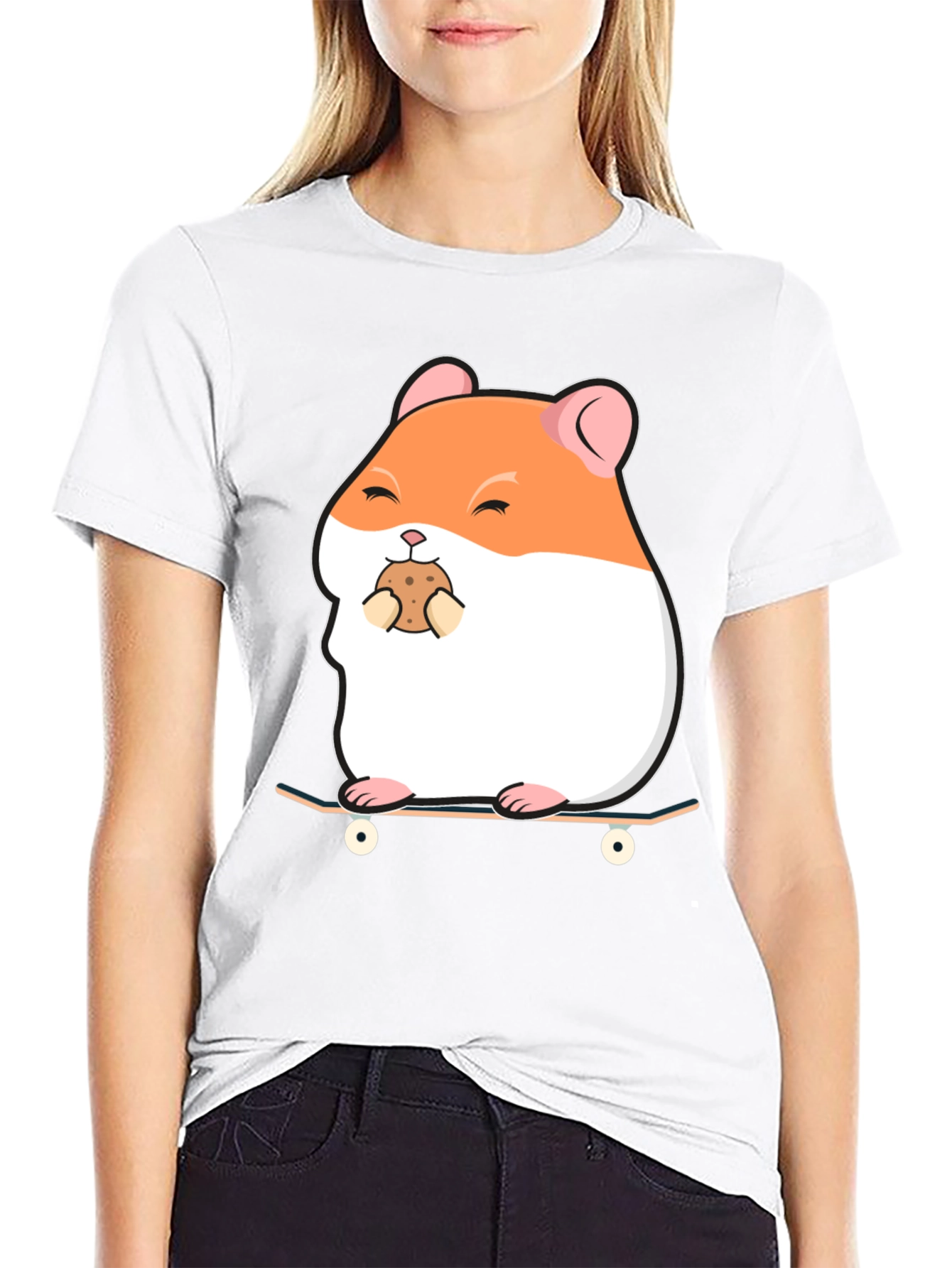 Hamster Skateboard T-Shirt: Cute & Comfy