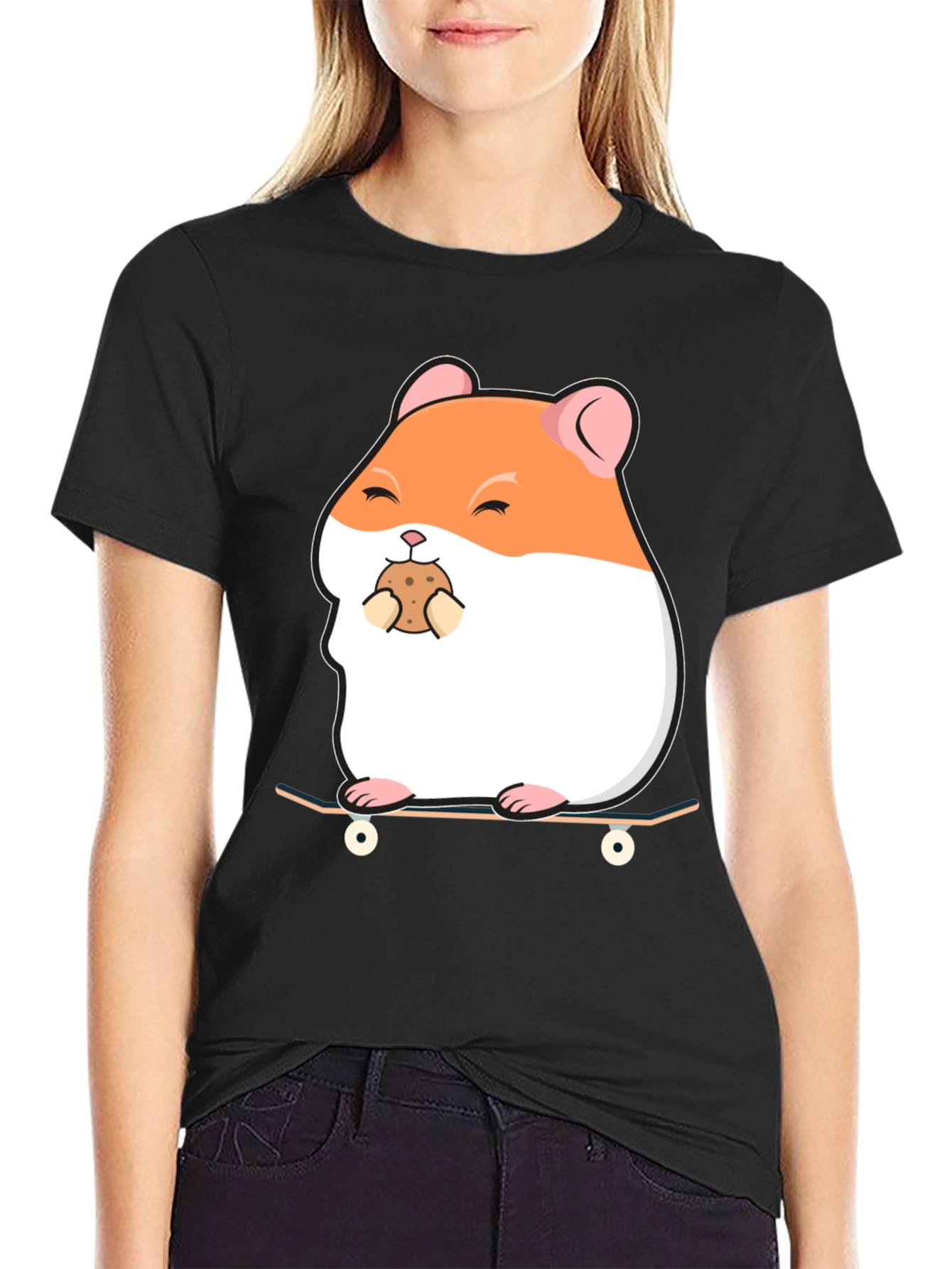 Hamster Skateboard T-Shirt: Cute & Comfy