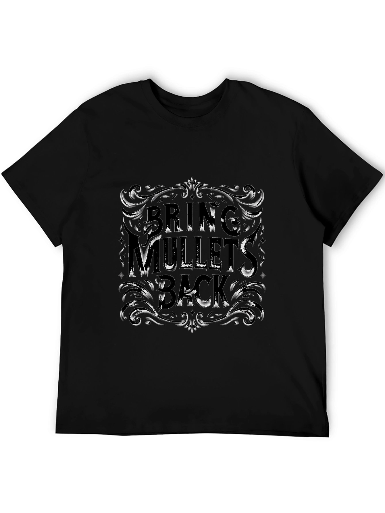 Bring Mullets Back Graphic Tee - Retro Style
