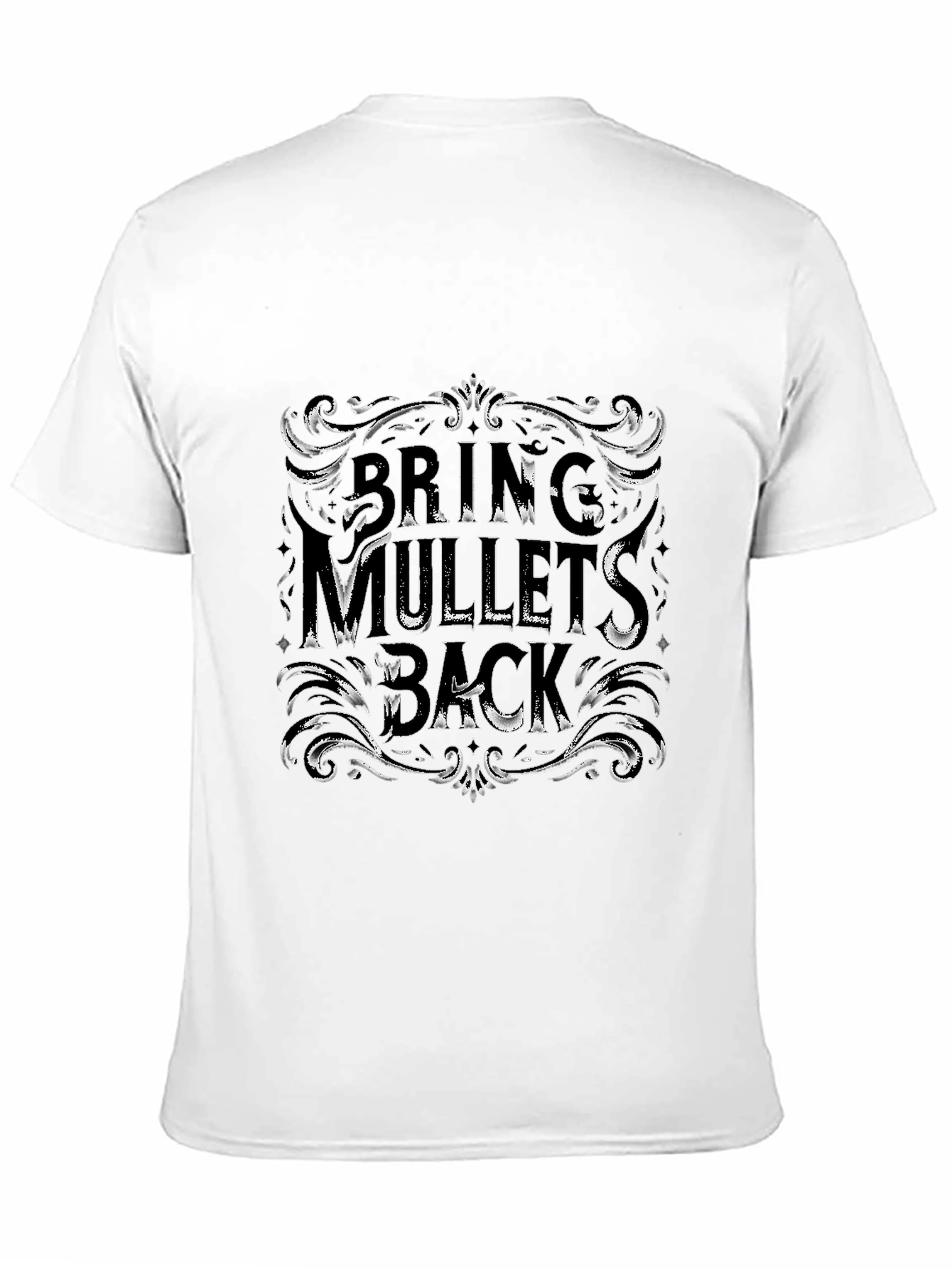 Bring Mullets Back Graphic Tee - Retro Style