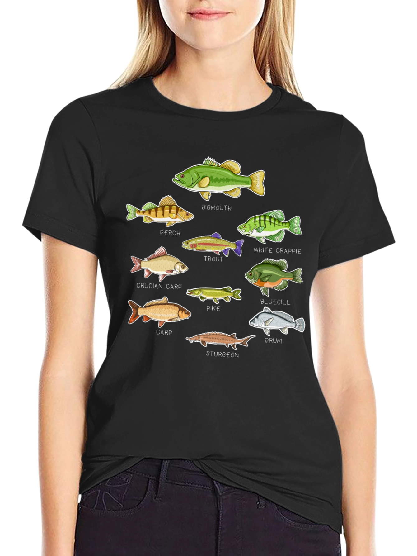 Fish Species Graphic T-Shirt