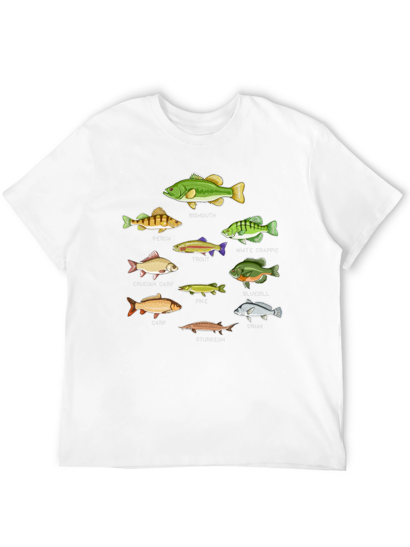 Fish Species Graphic T-Shirt