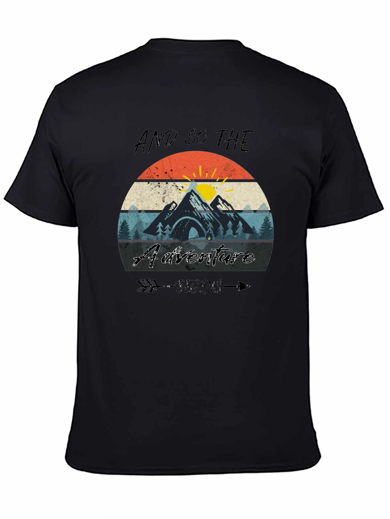 Adventure Begins Graphic T-Shirt