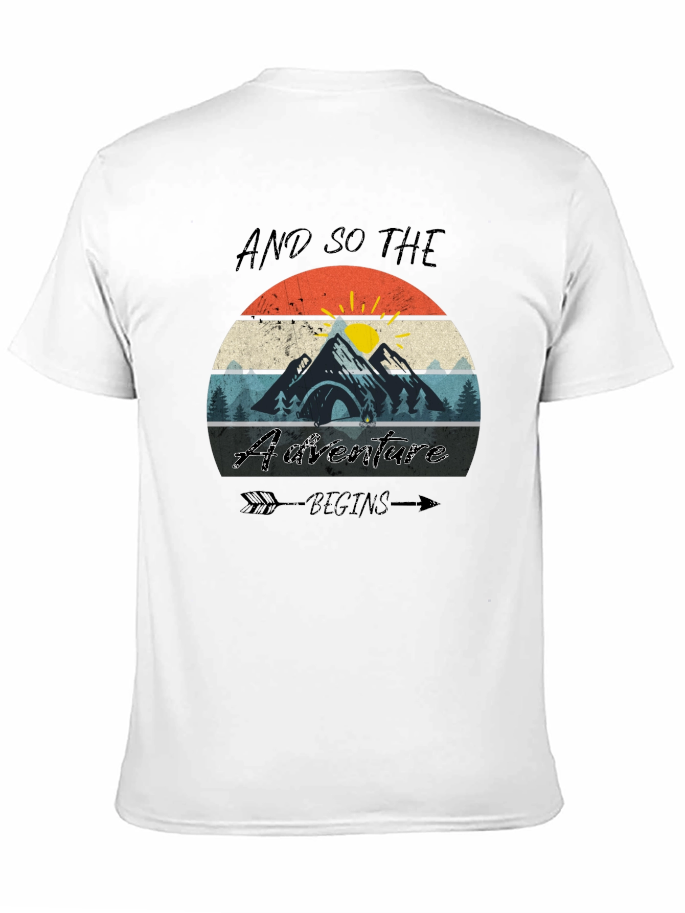 Adventure Begins Graphic T-Shirt