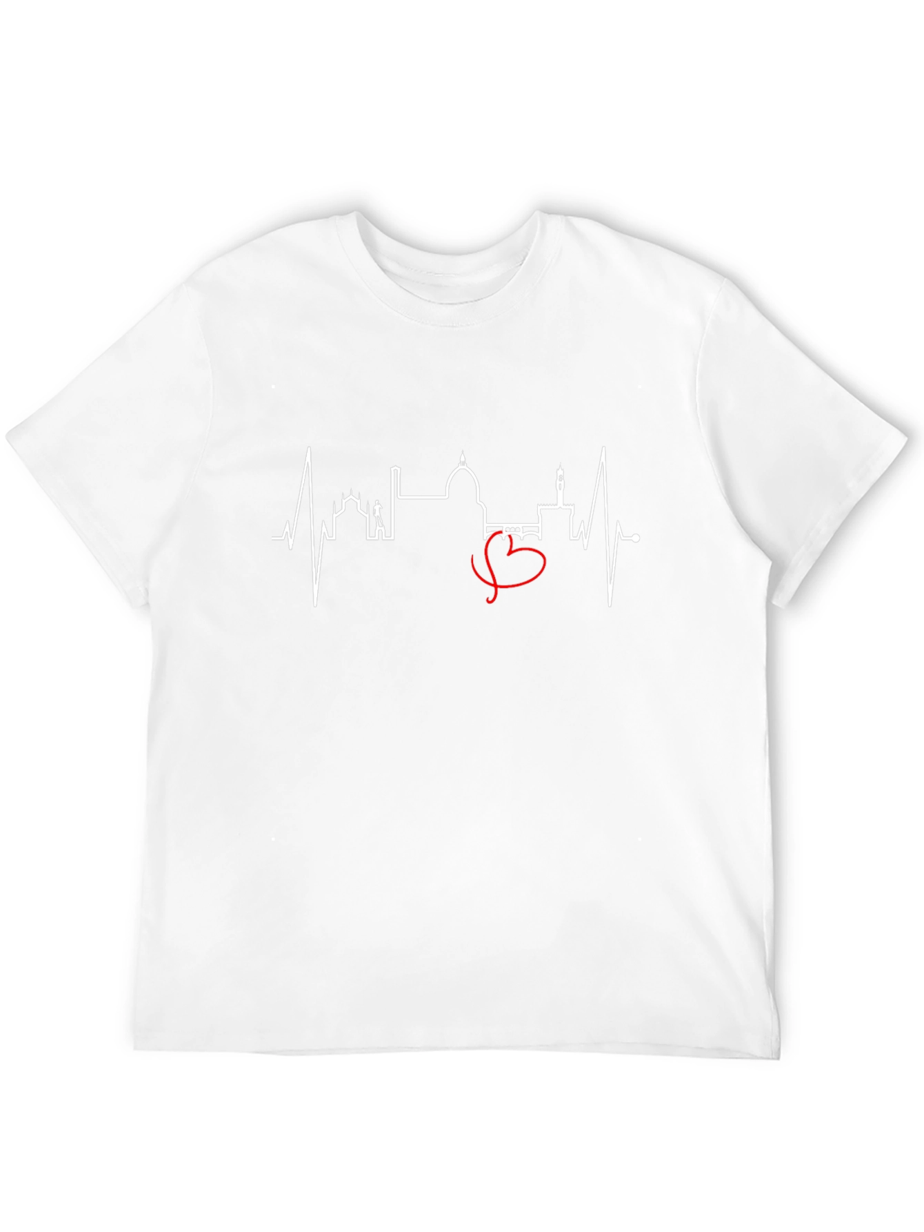 Florence Italy Heartbeat T-Shirt