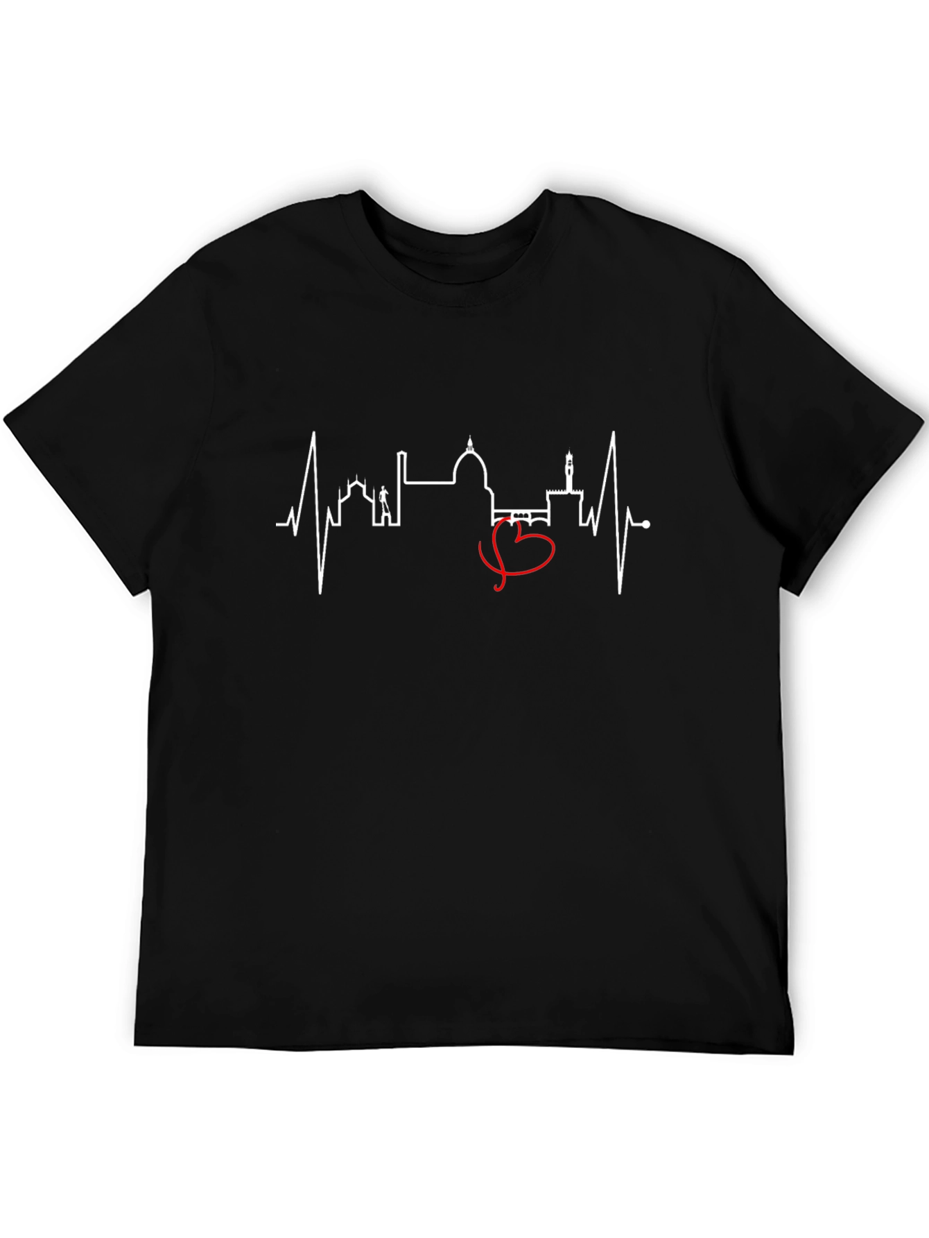 Florence Italy Heartbeat T-Shirt