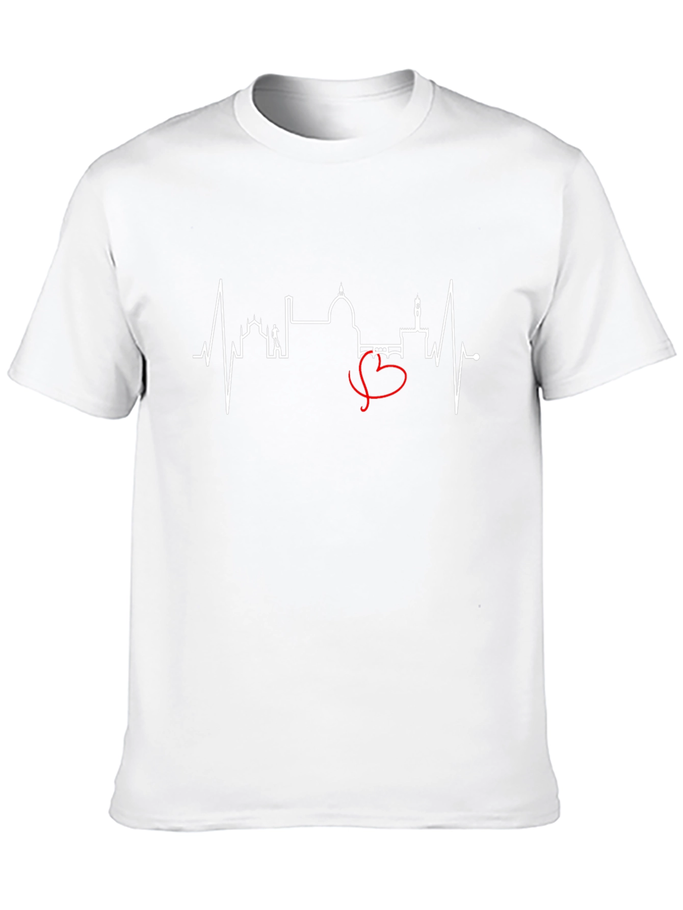 Florence Italy Heartbeat T-Shirt