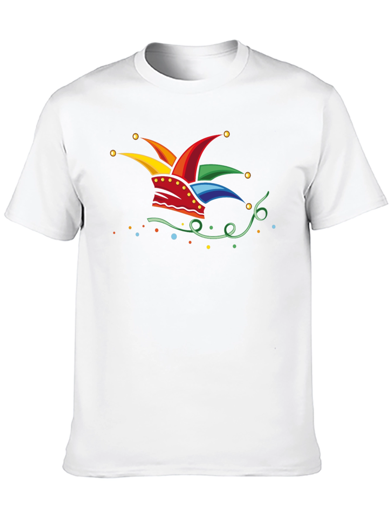 Jester Hat Graphic Black T-Shirt
