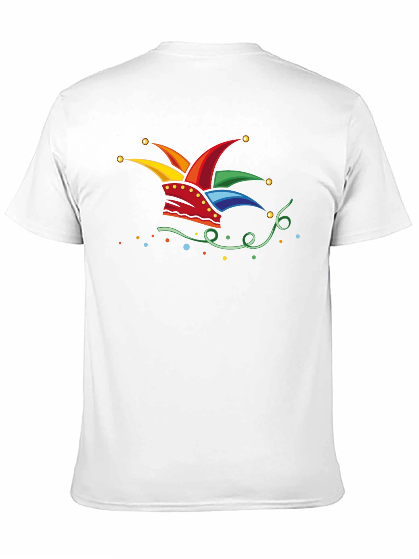 Jester Hat Graphic Black T-Shirt