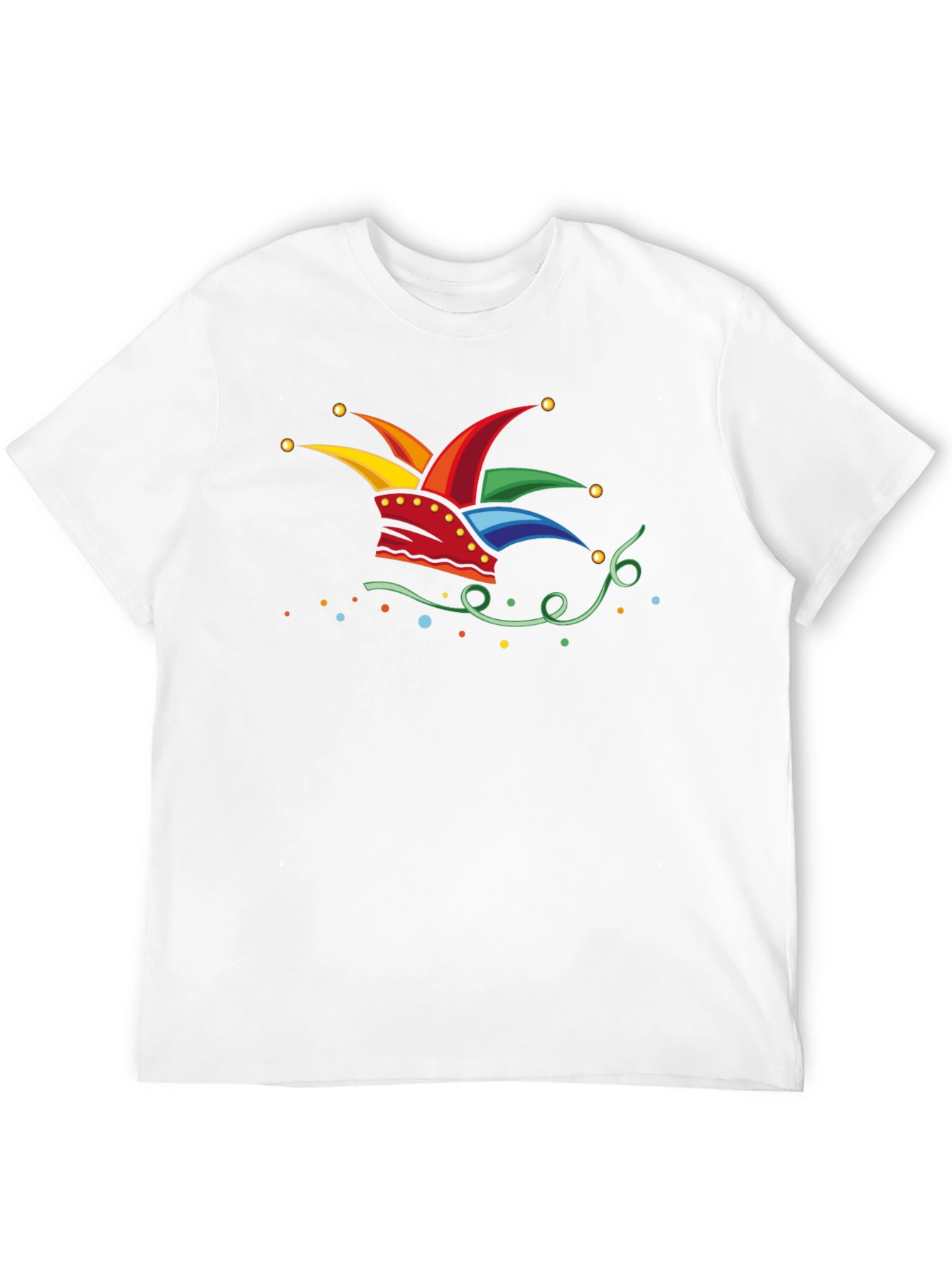 Jester Hat Graphic Black T-Shirt