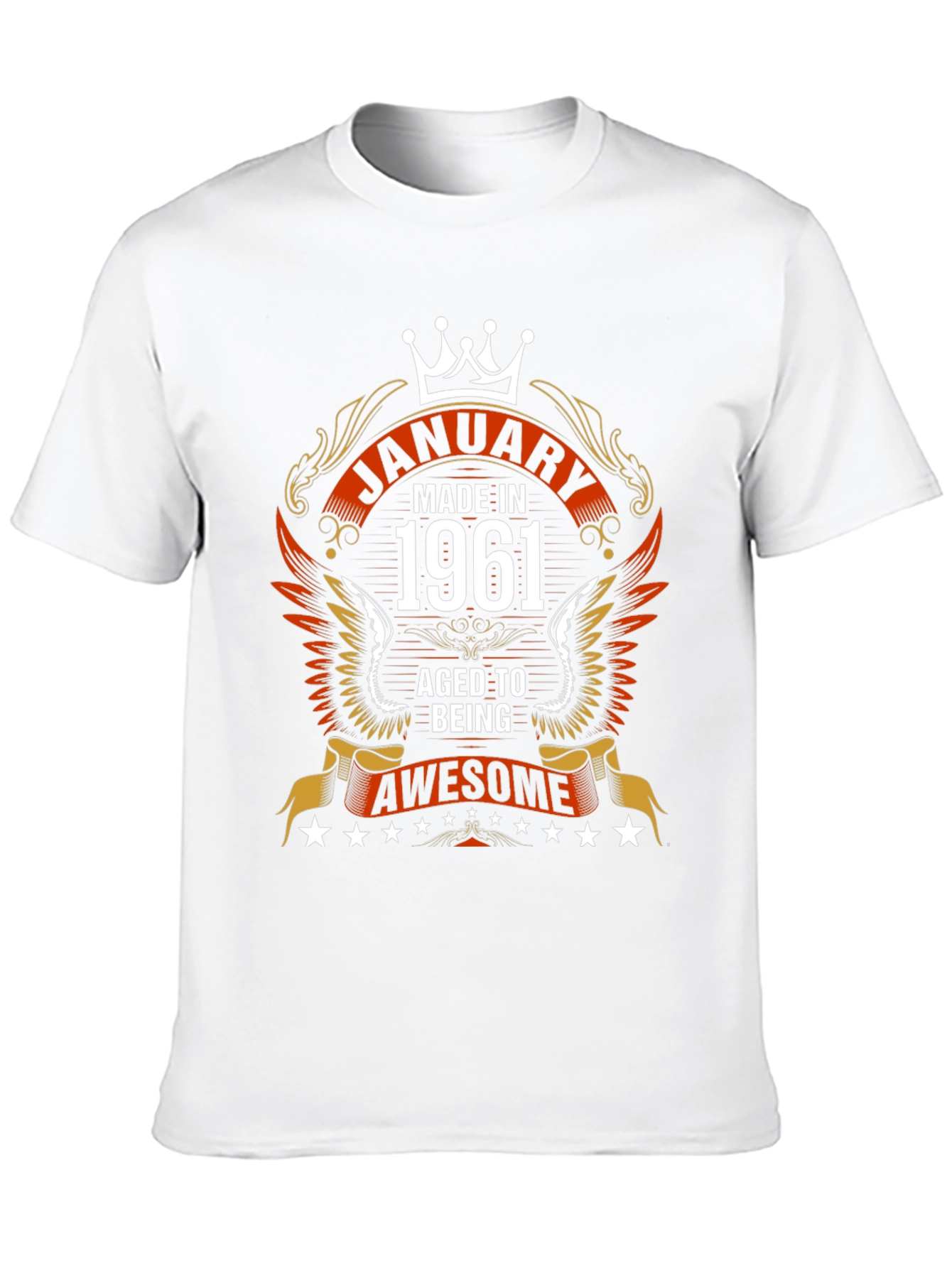 January 1961 Aged to Awesome Graphic Tee