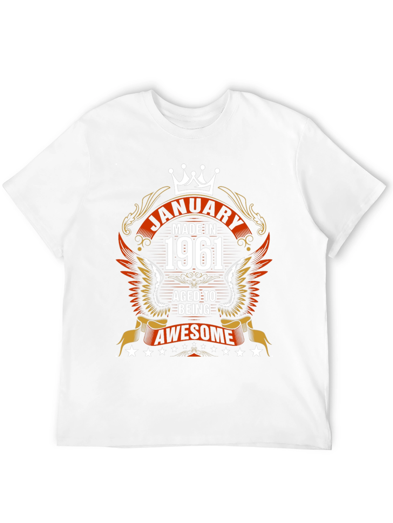 January 1961 Aged to Awesome Graphic Tee
