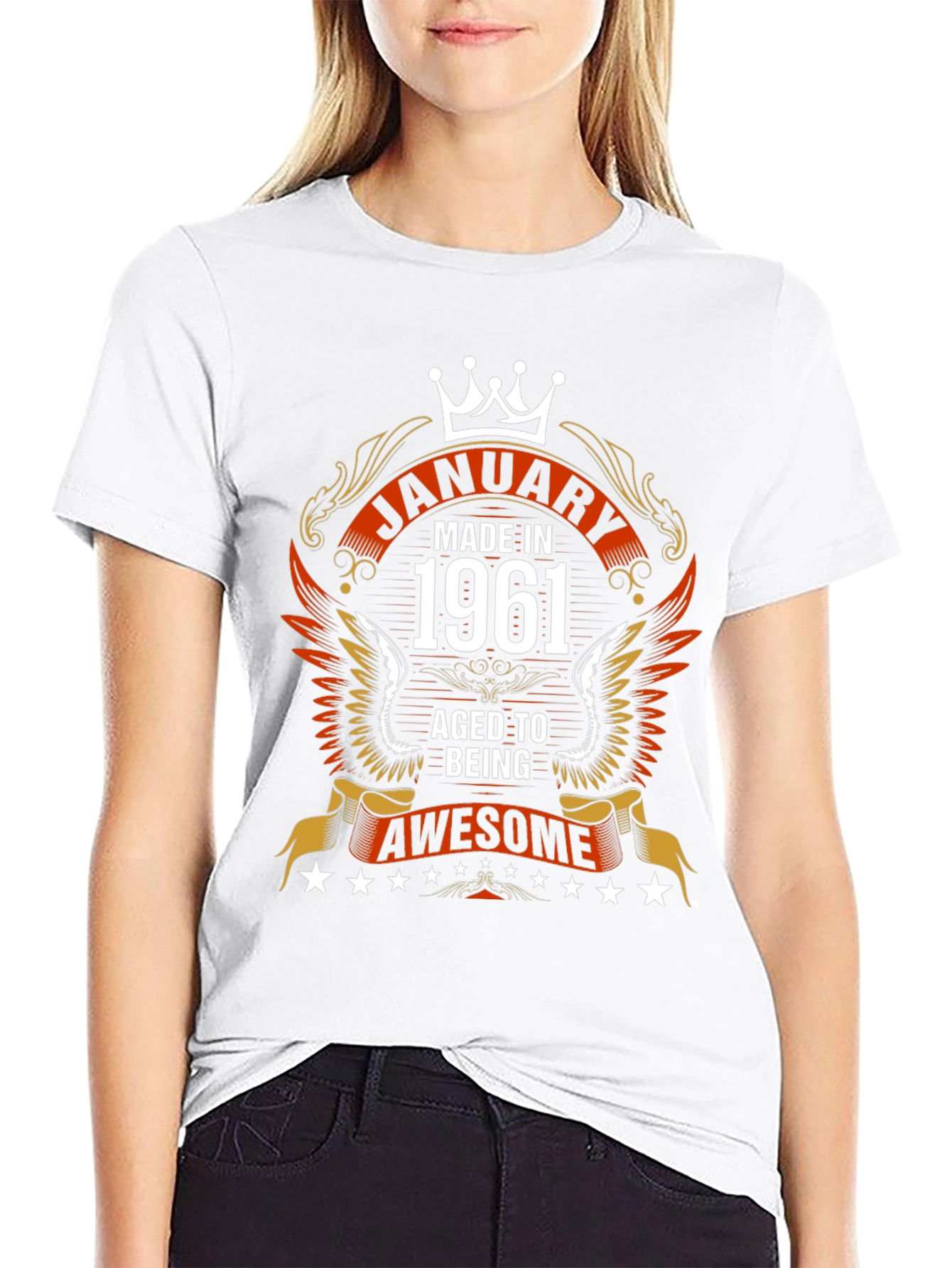 January 1961 Aged to Awesome Graphic Tee
