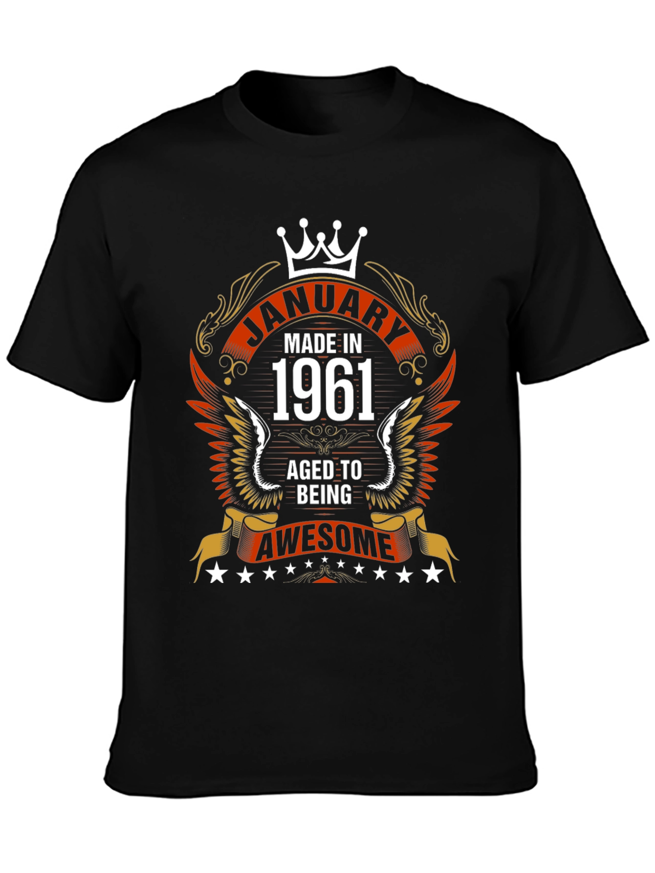 January 1961 Aged to Awesome Graphic Tee
