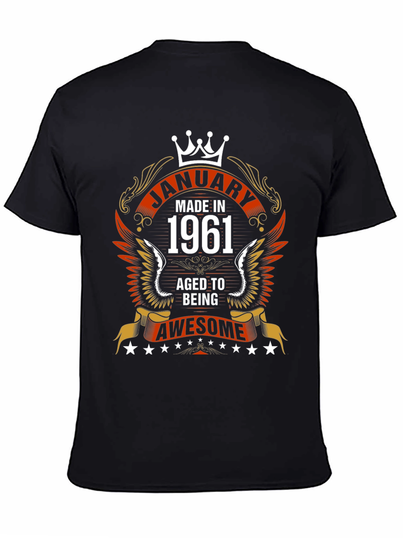 January 1961 Aged to Awesome Graphic Tee