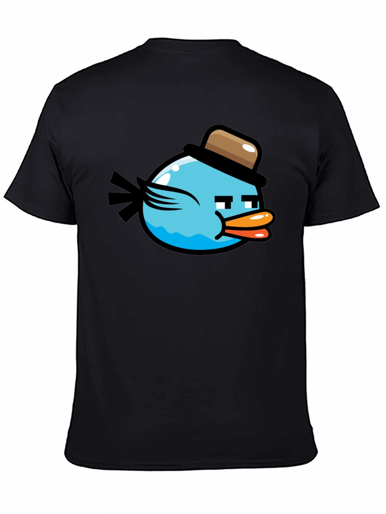 Funny Blue Bird T-Shirt - Cool Cartoon Design