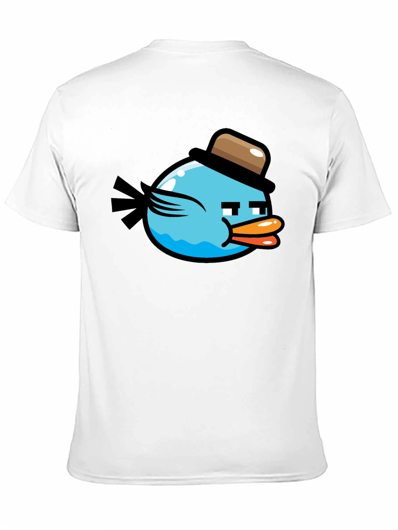 Funny Blue Bird T-Shirt - Cool Cartoon Design