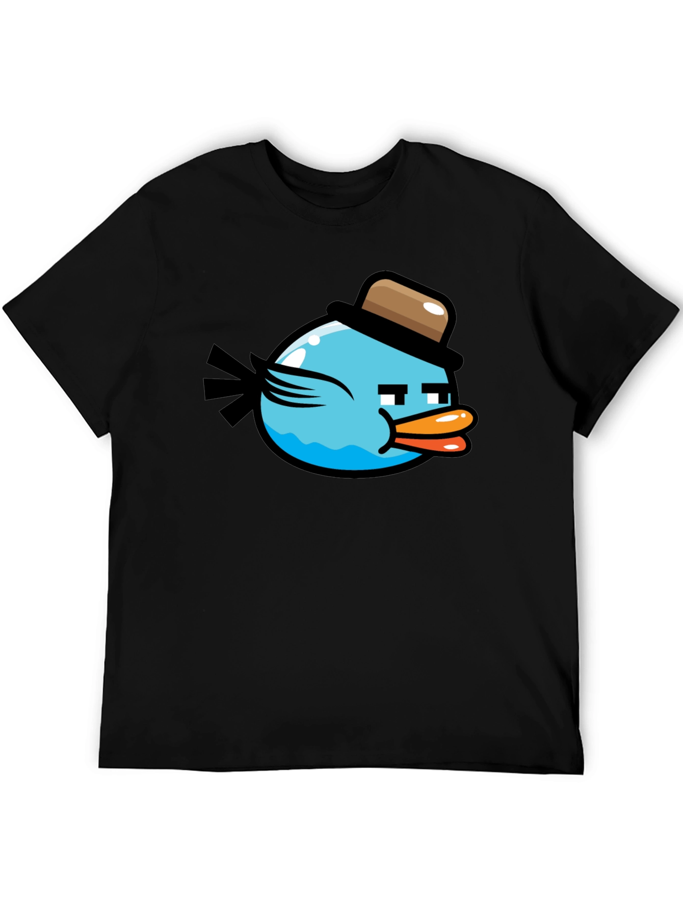 Funny Blue Bird T-Shirt - Cool Cartoon Design
