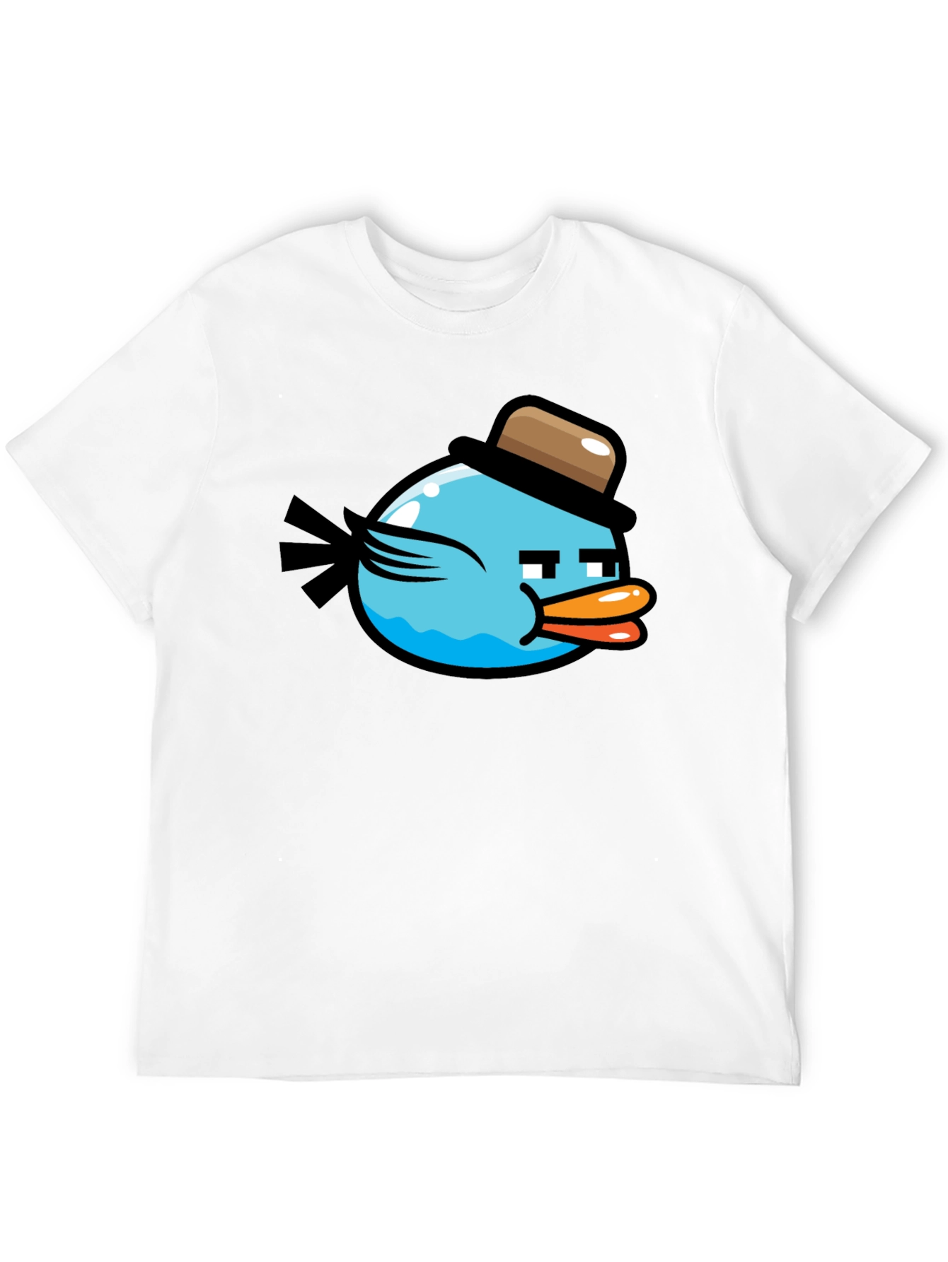 Funny Blue Bird T-Shirt - Cool Cartoon Design