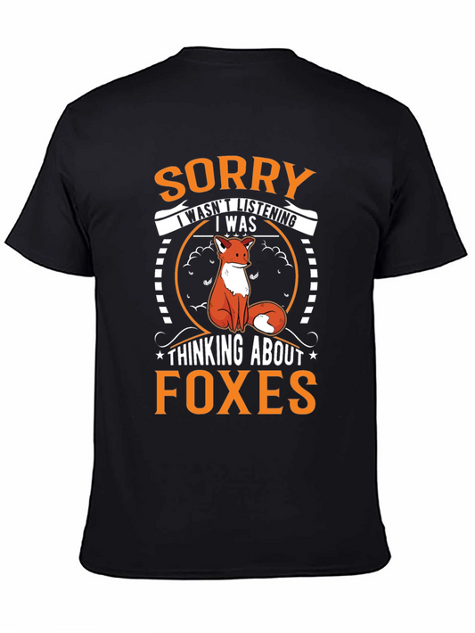 Fox Lover T-Shirt - Sorry Wasnt Listening Tee