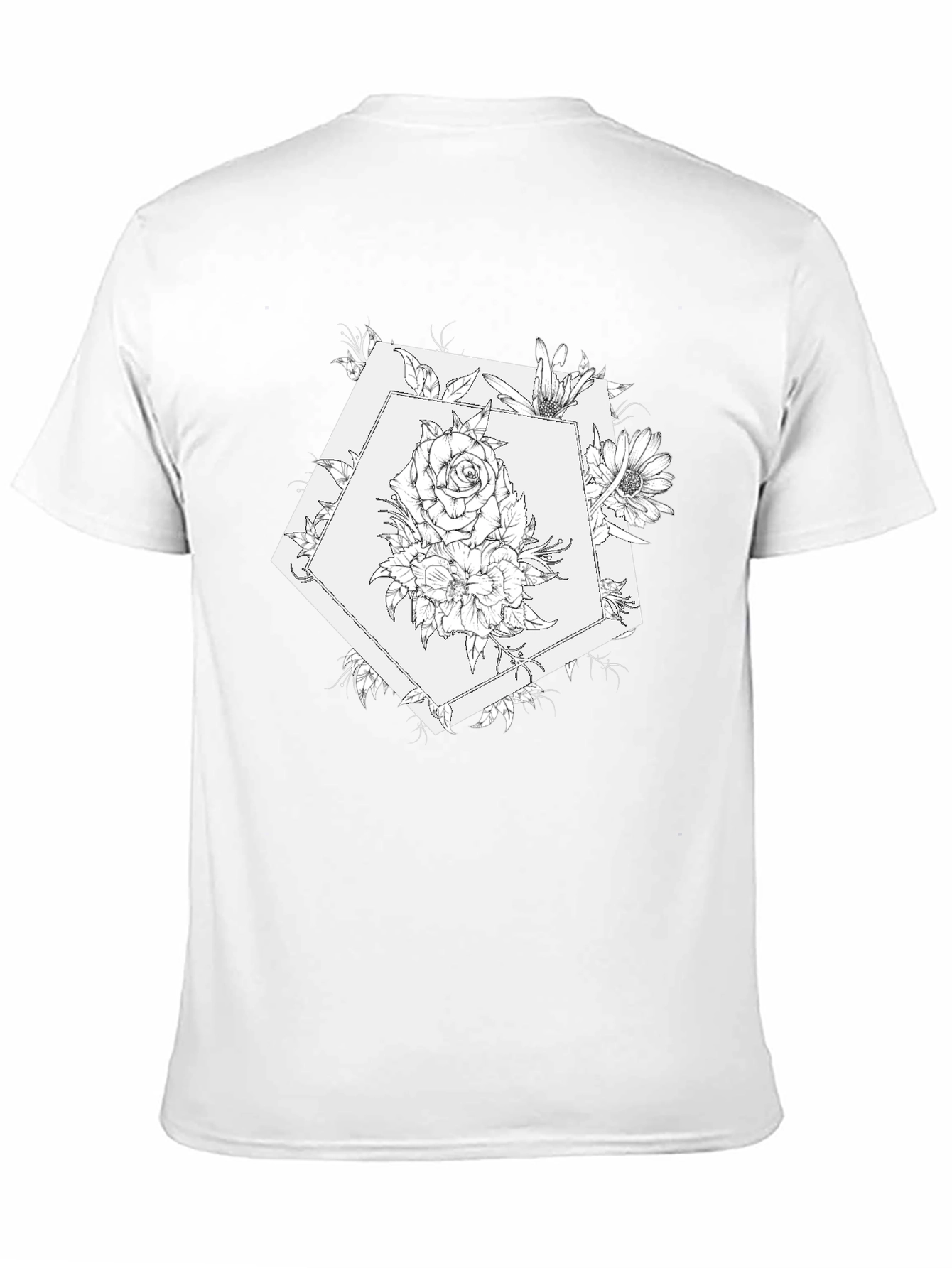 Floral Dodecahedron Graphic Tee