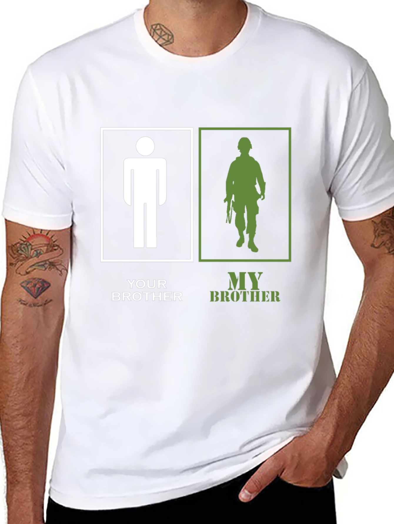 Brother T-Shirt - Military Pride