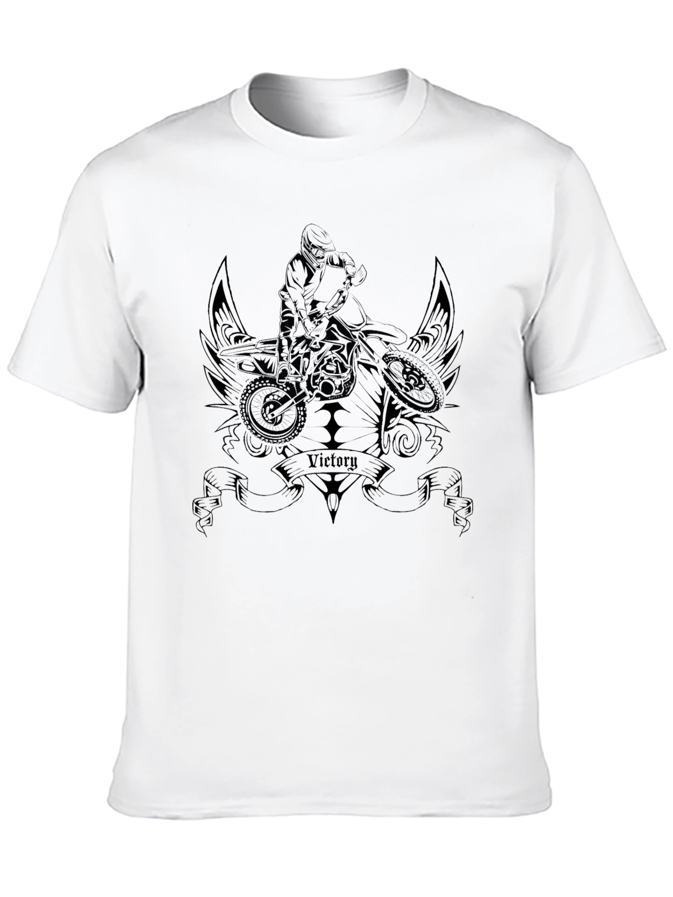 Victory Motocross T-Shirt - Black Graphic Tee