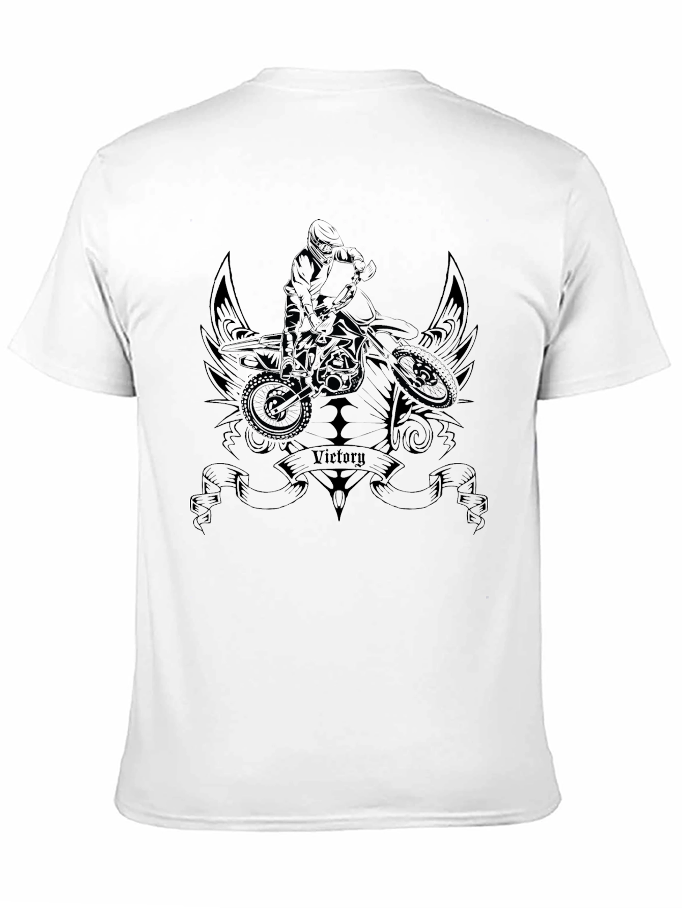 Victory Motocross T-Shirt - Black Graphic Tee