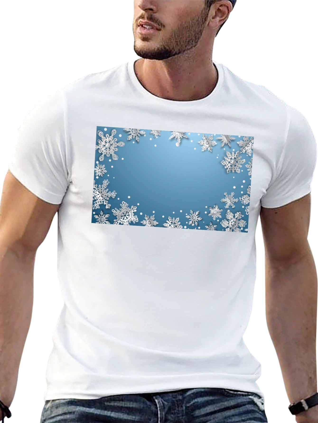 Snowflake Graphic Tee - Winter Holiday Shirt