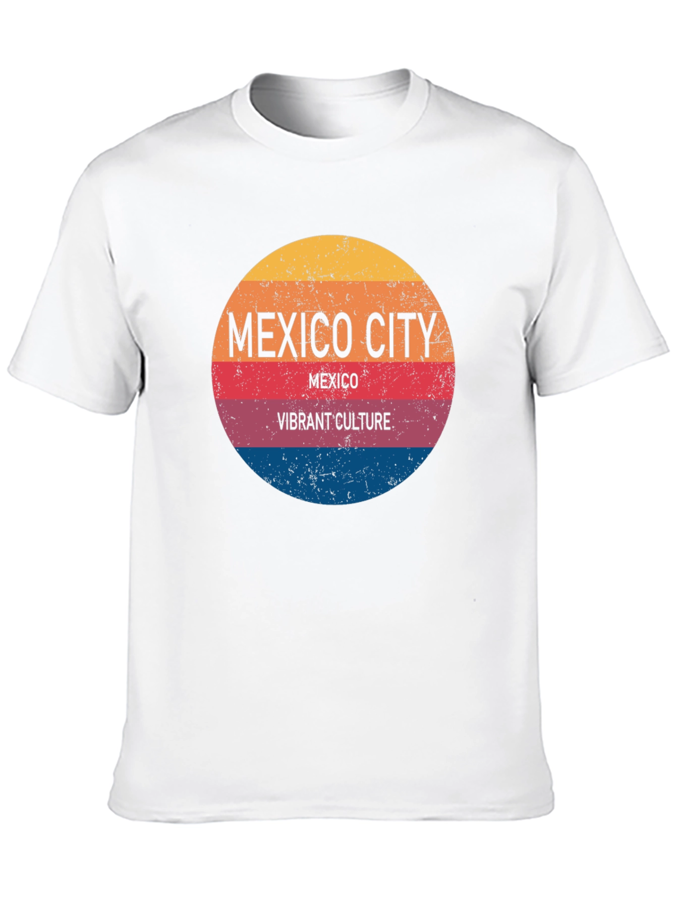 Mexico City Vibrant Culture T-Shirt - Black