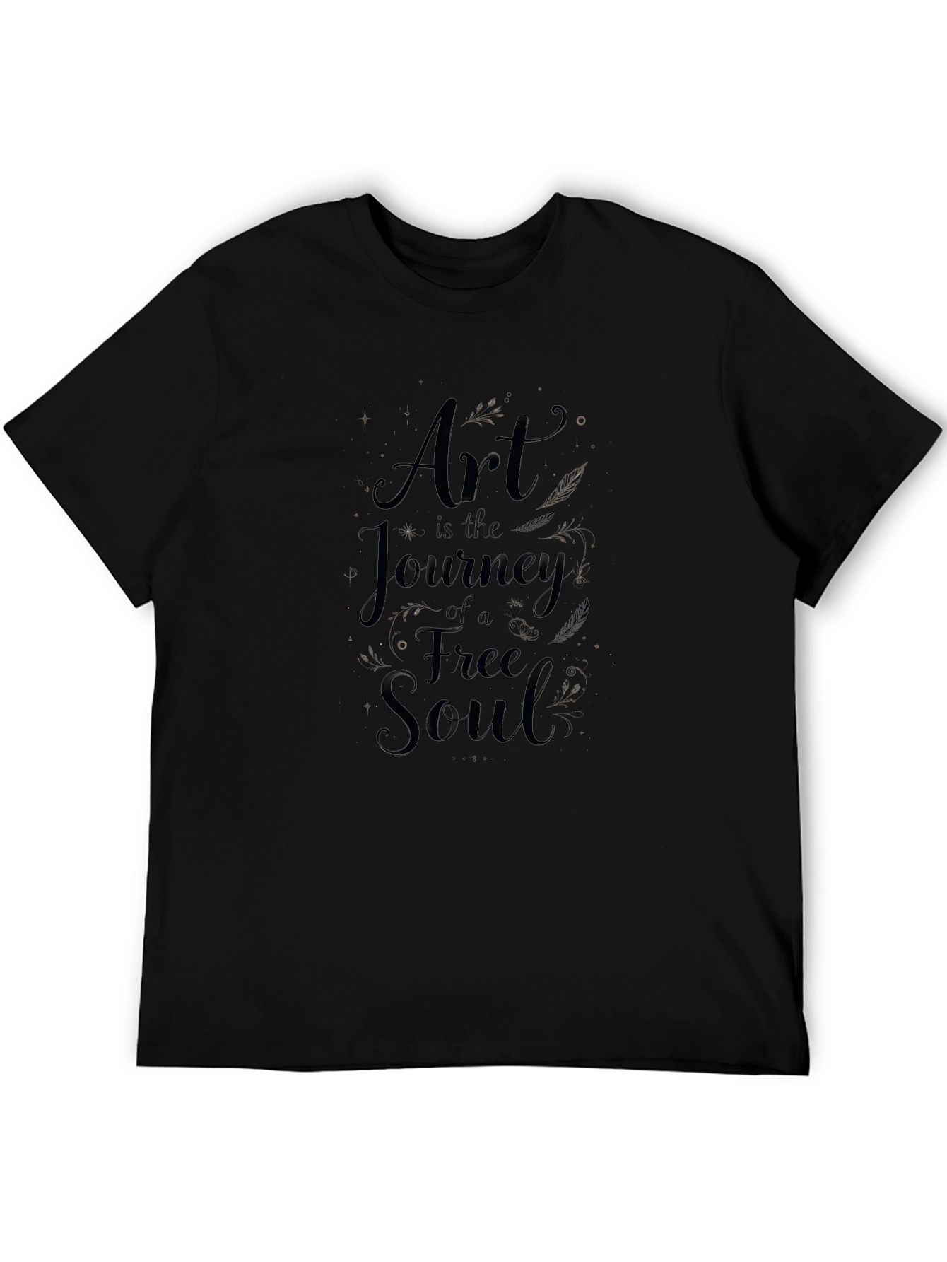Art is the Journey Graphic Tee - Black